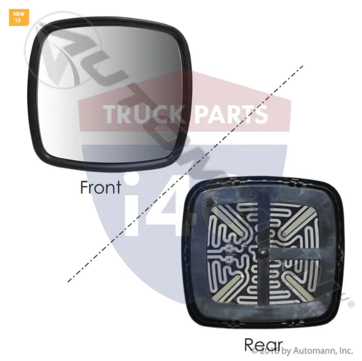 A2259713001 Mirror Glass Convex Heated For Freightliner - Mirror Glass Convex Heated