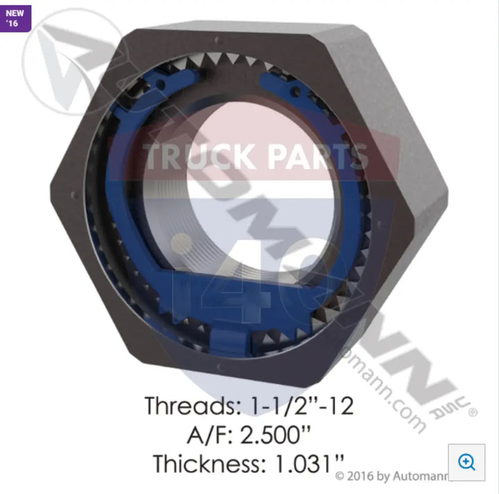 003269 Unitized Spindle Nut Assy For Hendrickson - Steer Axle