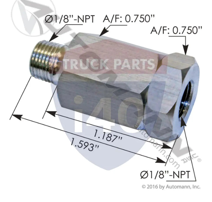 IMI 170.12150 In-Line Air Filter 1/8in NPT - Line Filters