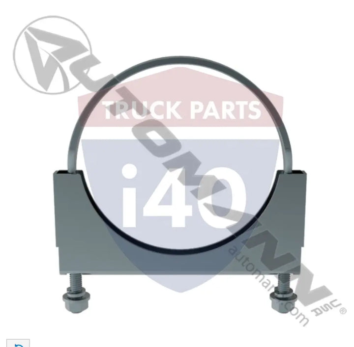 P206603 Flat U-Bolt Saddle Clamp 5in For Donaldson - Flat U-Bolt Saddle Clamp 5in