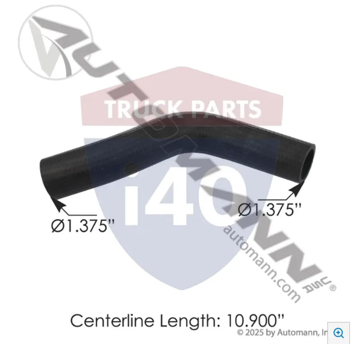 Continental 817.62861 Molded Radiator Hose - Chrysler