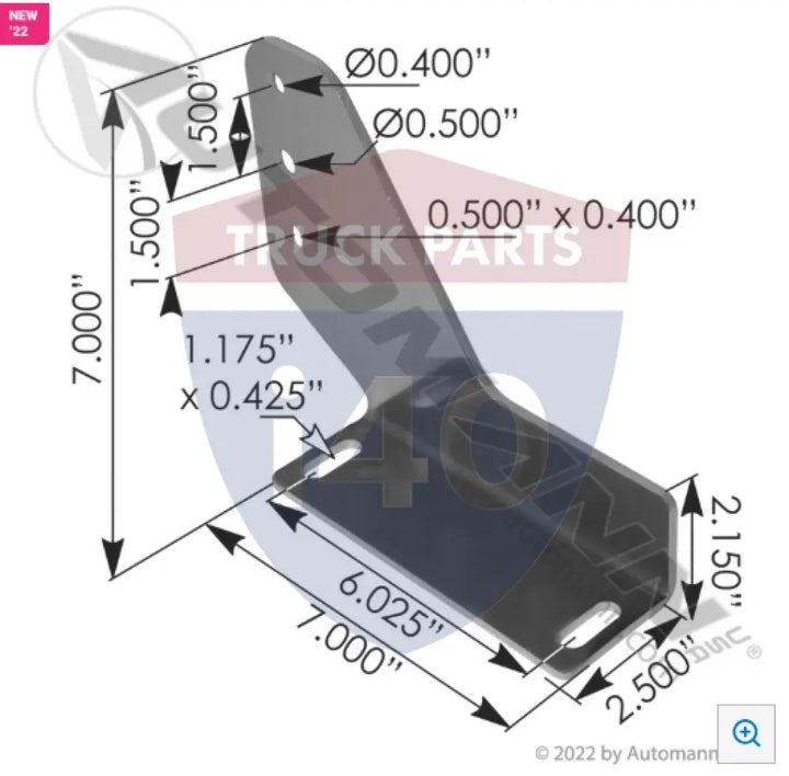 M856223R Step Bracket RH For Peterbilt - Step Bracket RH Peterbilt