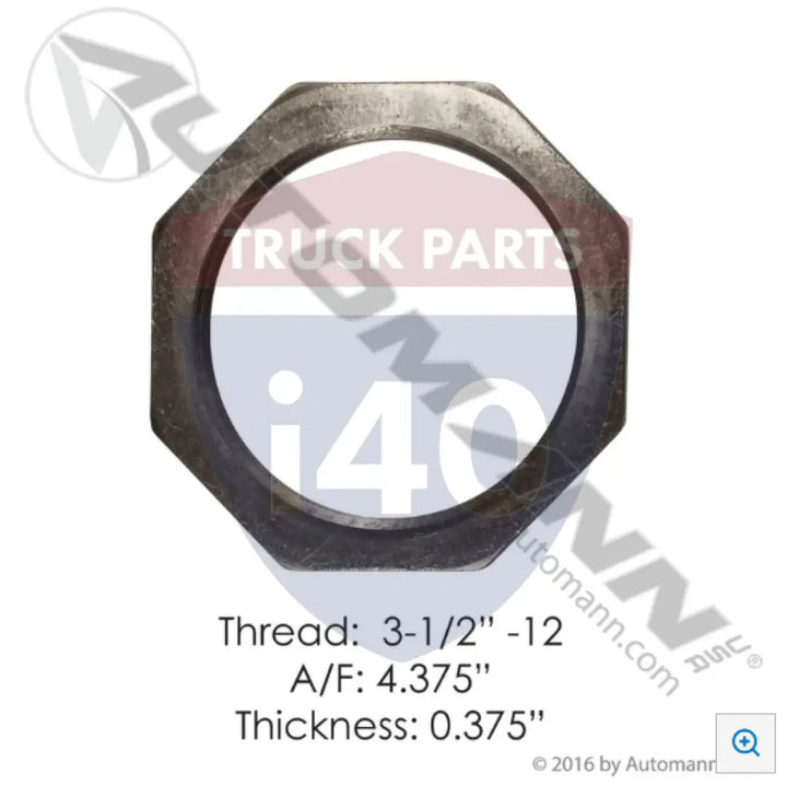 E7666 Spindle Nut For Euclid - Trailer Axle