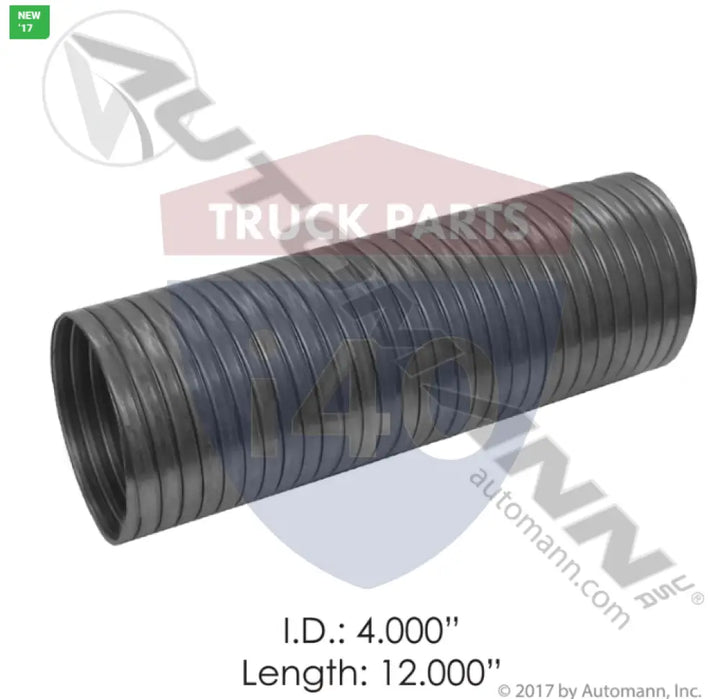 Automann 562.U7340-12G Flex Tubing 4in 12in Galvanized - Flex Tubing 4in X 12in Galvanized