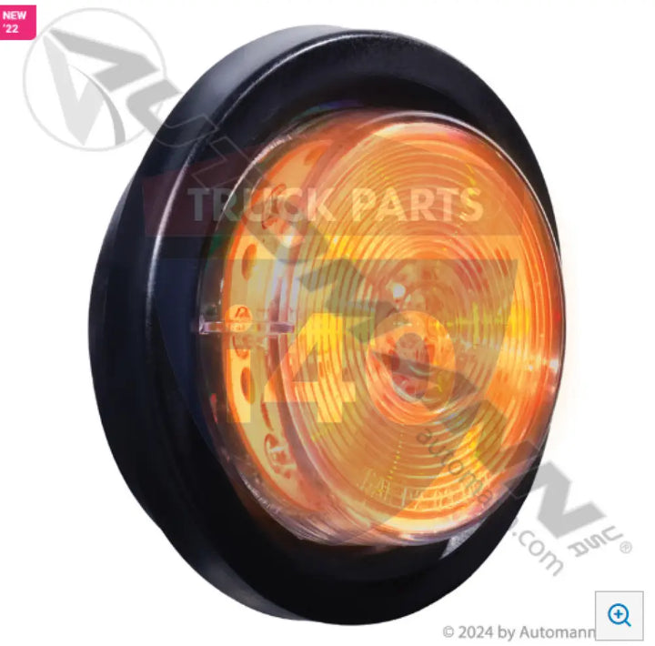 Automann 571.LD10CA13-K Marker Light Kit LED 2.5in Clear Lens - Marker Light Kit LED 2.5in Clear Lens