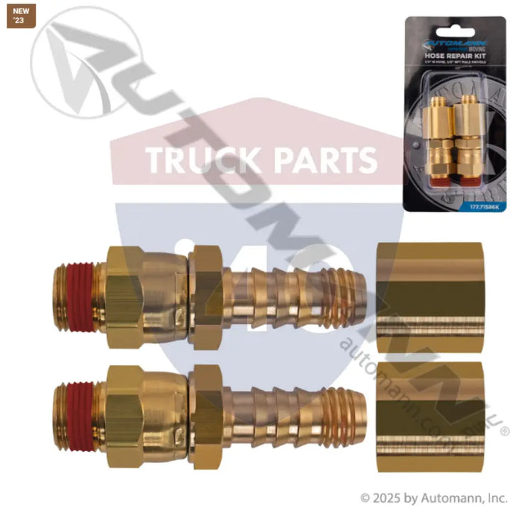 Automann 177.71586K Hose Repair Kit 1/2in ID 3/8in NPT - Hose Repair Kits