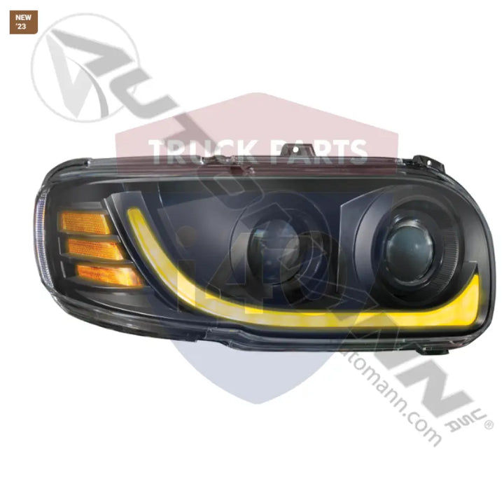 Automann 564.75094DB Headlamp LED RH Peterbilt 389 - Headlamp LED RH Peterbilt 389