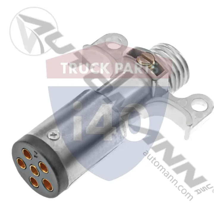 Phillips PHI15-610 Plug - 6 Pin w/o Guard - Die-Cast - Light Duty/RV - Plugs & Adapters