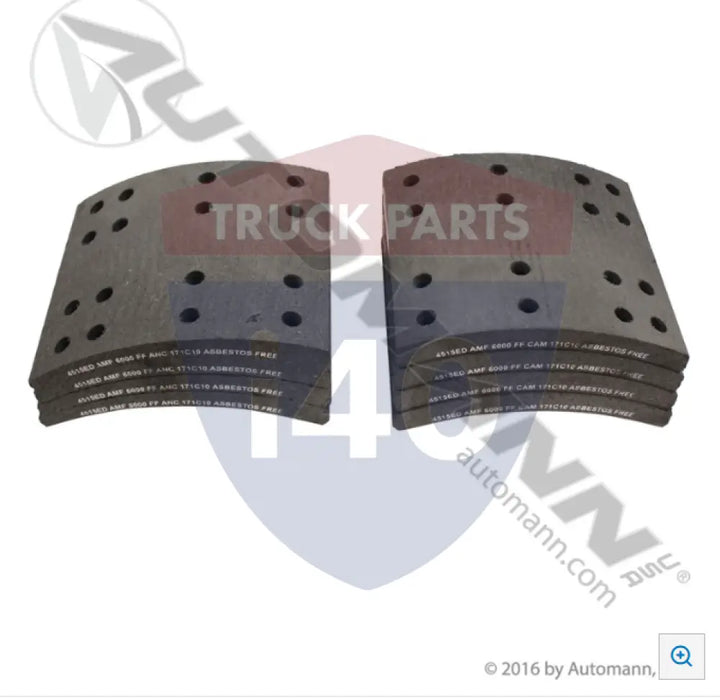 Automann 140.4515E.60 Brake Lining - 20K Lb GAWR