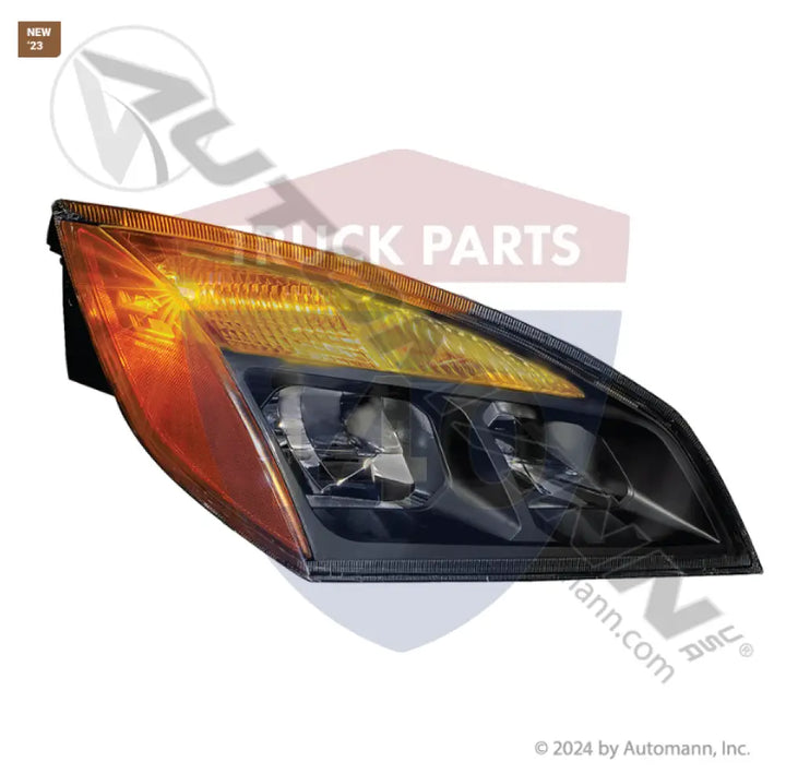A6601512005 Headlamp RH Black For Freightliner P4 - Headlamp RH Black Freightliner P4