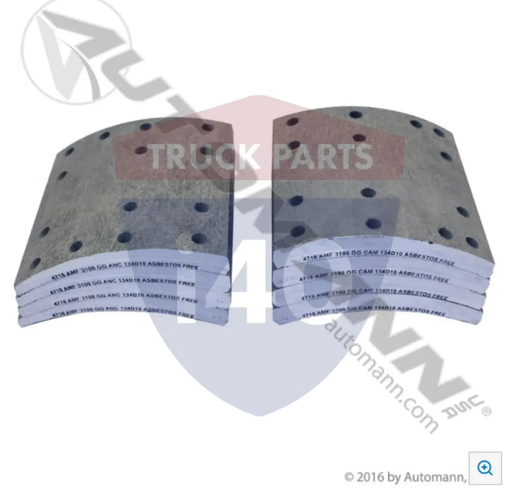 Automann 140.4718.31 Brake Lining - 25K Lb GAWR