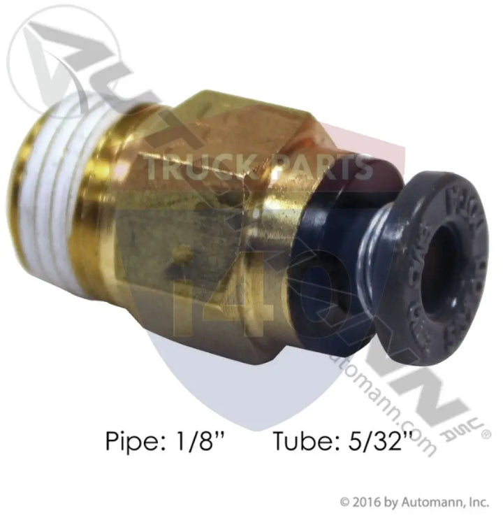 Automann 177.116825A PLC Male Connector 5/32 1/8in - Male Connectors-Composite