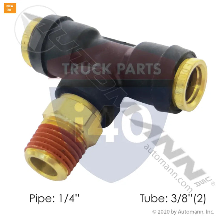 Automann 177.12C726B PLC SWL Male Branch Tee DOT 3/8 1/4in - Male Branch Tees-Composite