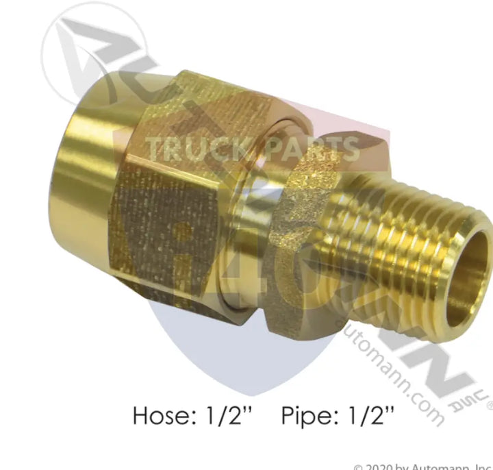 Automann 177.16928D Hose Coupling 1/2IN 1/2NPT - Coupling w/o Springs
