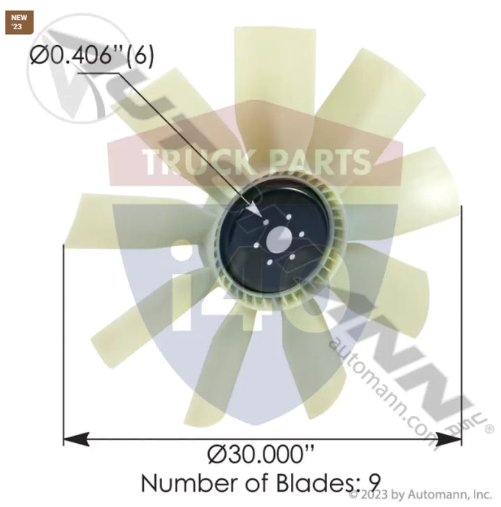 Automann 810.FB9945 Fan Blade - Fan Blades