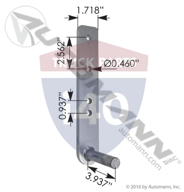 L48-1008-100 Hood Hinge Pin For Kenworth - Hood Hinge Pin Kenworth