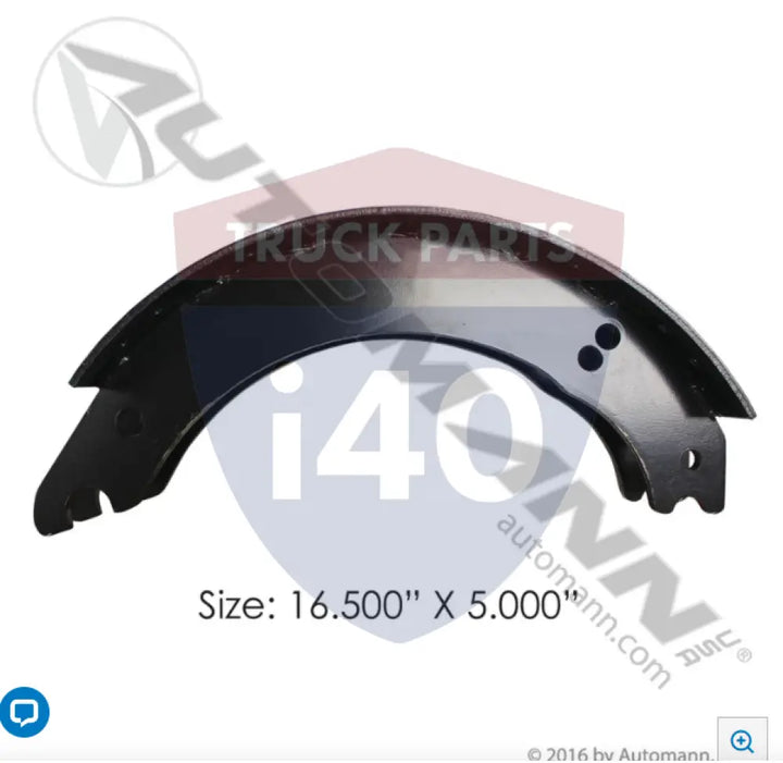 A3222J1440 Unlined Brake Shoe 16.500in 5.000in For Meritor - Brake Width - 5 in