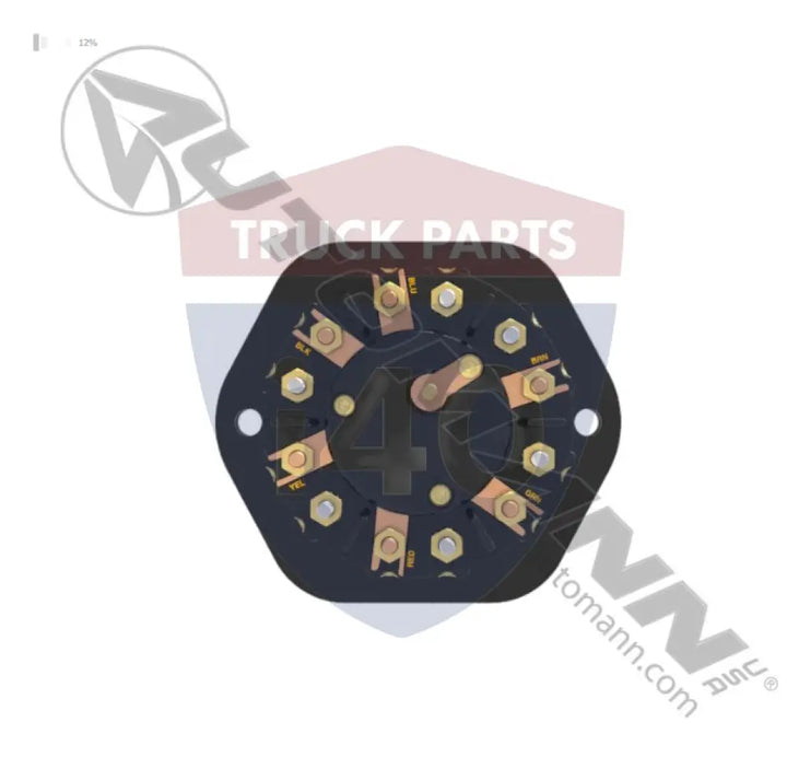 421019 Socket 7 Way With 20 AMP Breaker For Sloan - 7-Way Sockets with Rear Studs