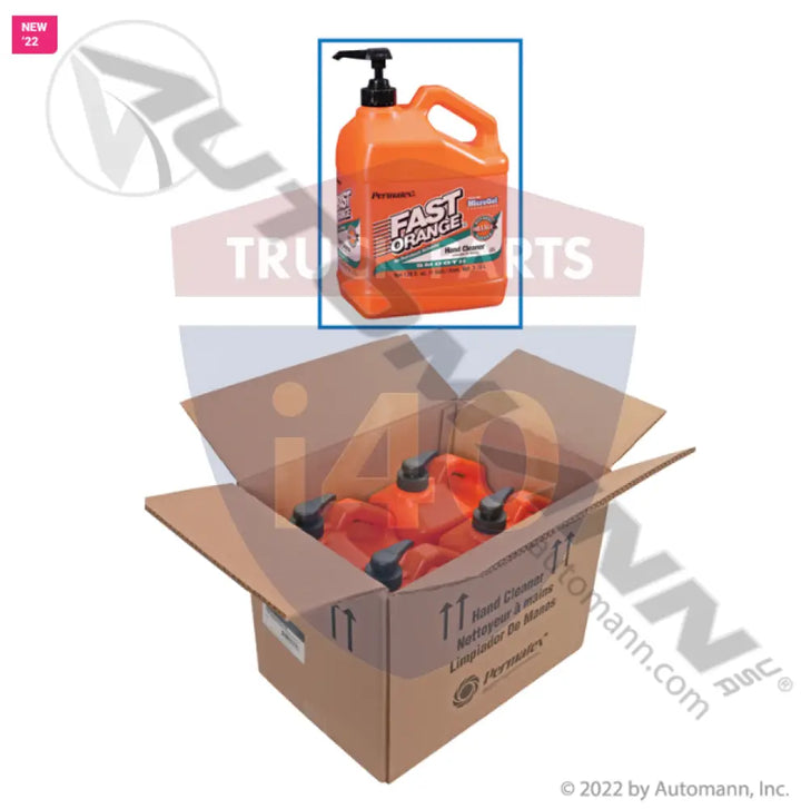Permatex PRX23218CTN FAST ORANGEHand Cleanr Smooth Gal 4 - Hand Care