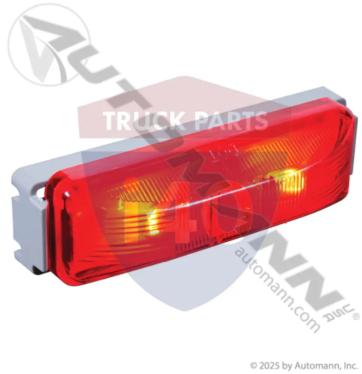 19002R Marker Light Kit 1-1/4in 4in Red For Trucklite - Marker Light Kit 1-1/4in X 4in Red