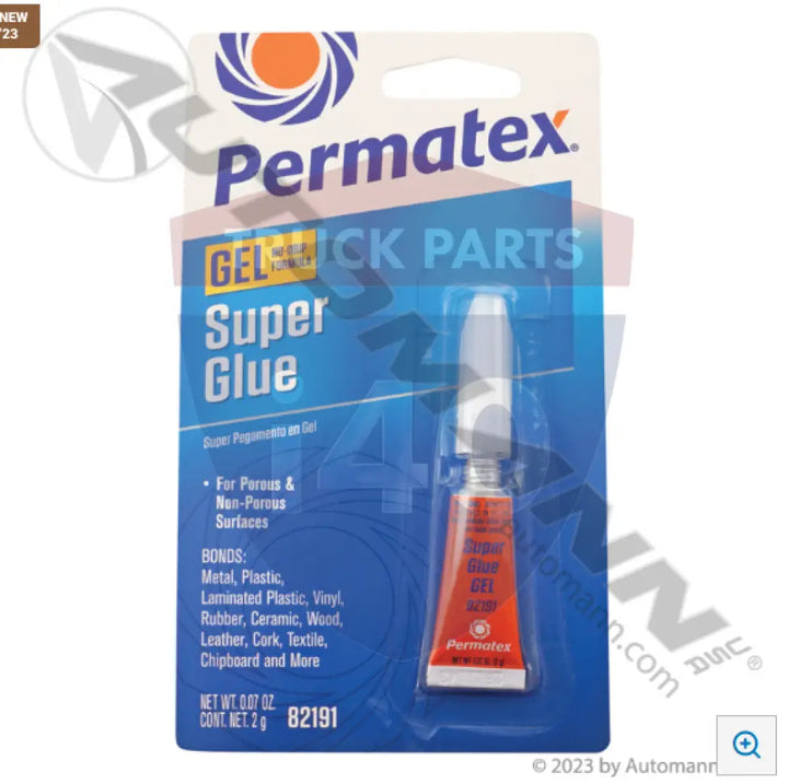 Permatex PRX82191CTN Super Glue Gel -12 - Adhesives