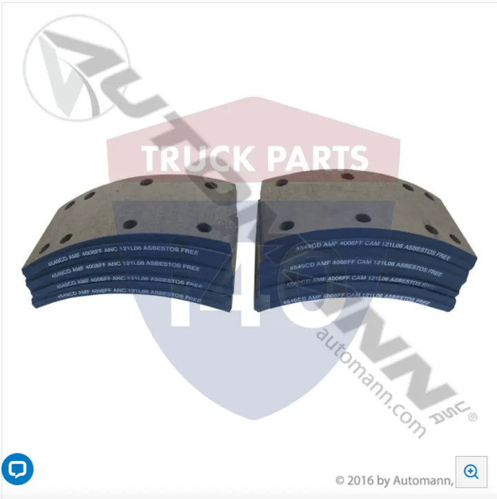Automann 140.4549C.50 Brake Lining - 20K Lb GAWR