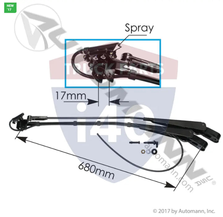 PA27017101 Wiper Arm For Wexco - Wiper Arm Mack