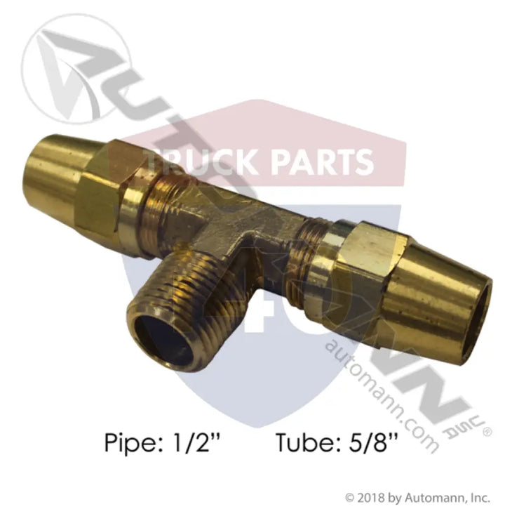 272AB108 Male Branch Tee Copper 5/8INx1/2NPT For Parker - Male Branch Tees