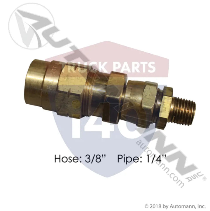 Automann 177.16946B Swivel Hose Coupling 3/8IN 1/4NPT - Coupling w/o Springs