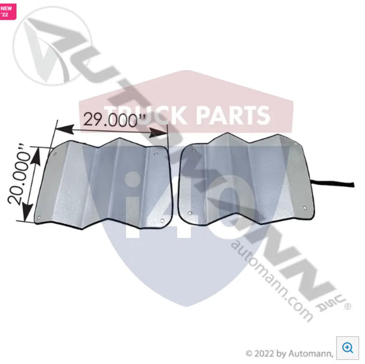 Automann 562.WS75001 Windshield Sunshade Peterbilt - Windshield Sunshade Peterbilt