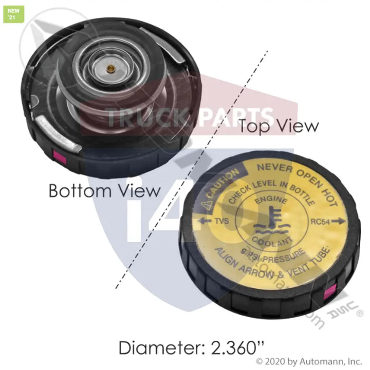 15982188 Coolant Reservoir Cap For GM - Coolant Caps