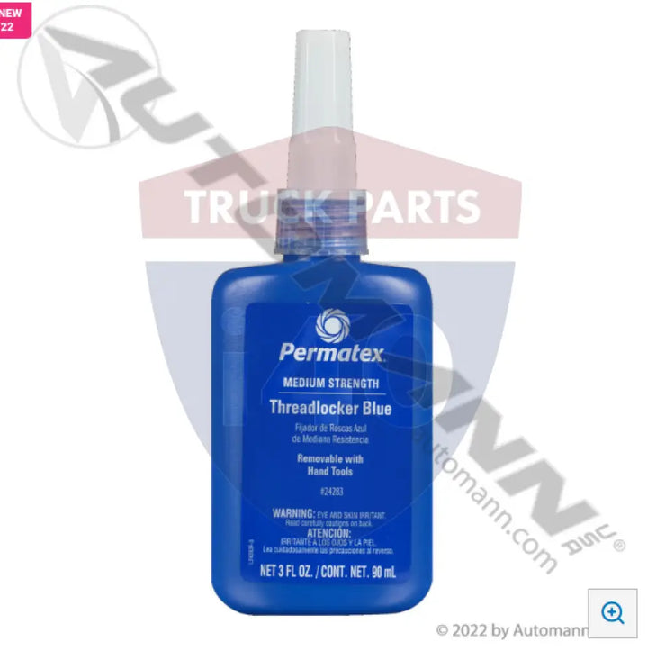 Permatex 24283 Medium Strength Threadlocker Blue - Adhesives