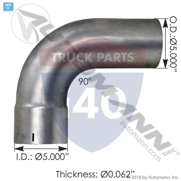 PB15218 Exhaust Elbow ALZ Peterbilt For Grand Rock - Exhaust Elbow ALZ Peterbilt