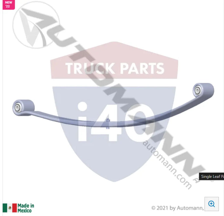 A1621211000 Single Leaf Parabolic Spring For Freightliner - Single Leaf Parabolic Spring