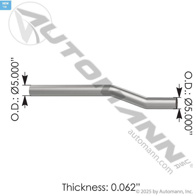 028604220 Exhaust Pipe ALZ Freightliner For DynaFlex