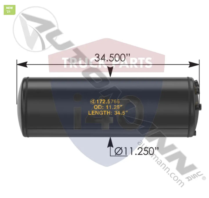 3557766C93 Air Tank For IHC - International