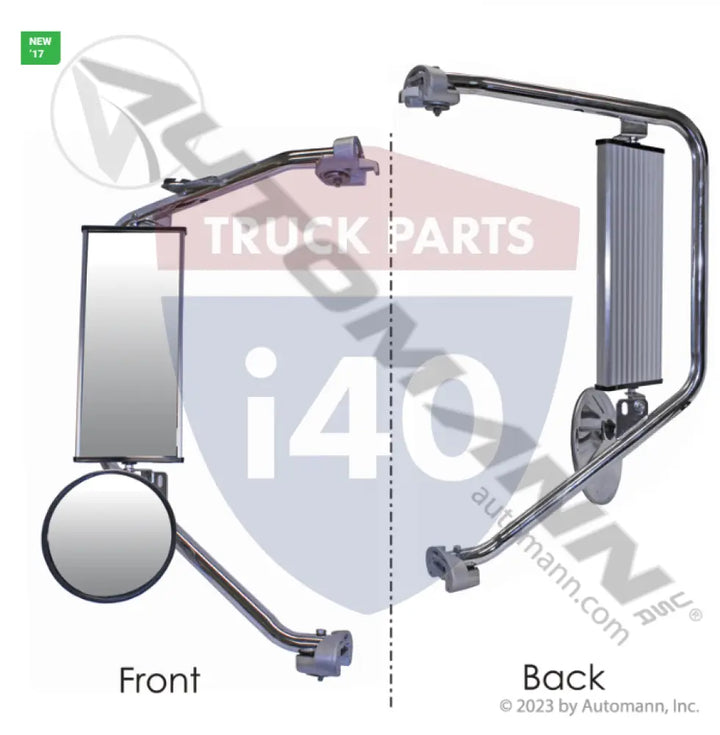 Automann 563.62001 Mirror Assy LH Mack - Mirror Assy LH Mack