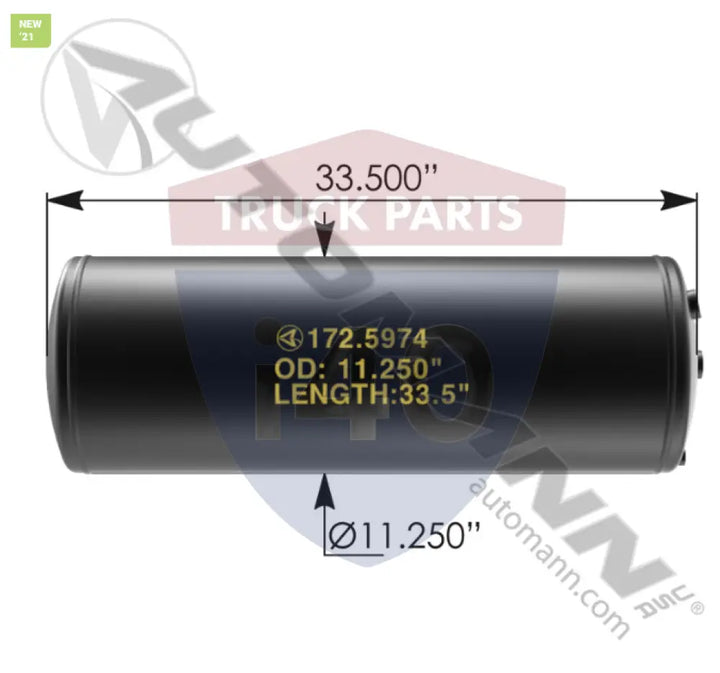3832974C1 Air Tank For IHC - International