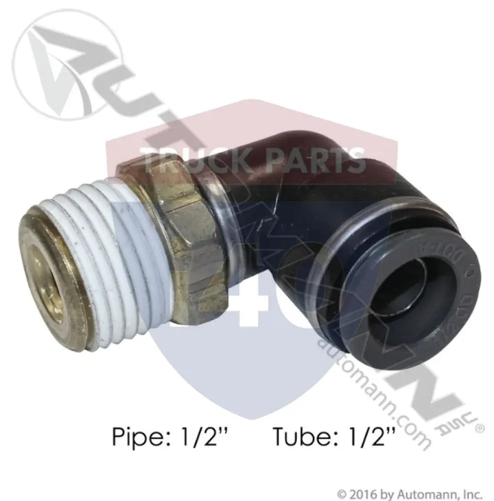 369PTC88 PLC Swivel Male Elbow 1/2 1/2in For Parker - Male 90° Elbows-Composite