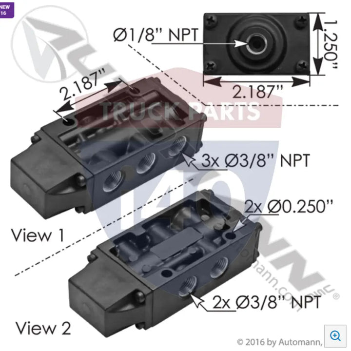 IMI 170.K71001 Air Pilot Spool Valve - Pilot Valves