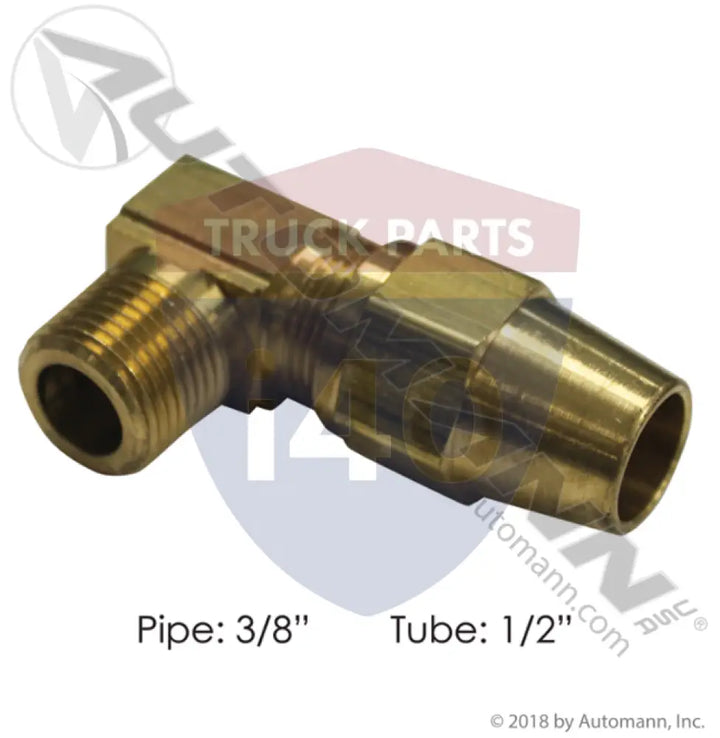 1369X8 Male Elbow Copper 1/2IN 3/8NPT For Eaton - Male 90° Elbows