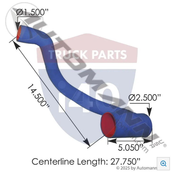 Automann 561.744GB53 Thermostat By Pass Hose Mack - Mack