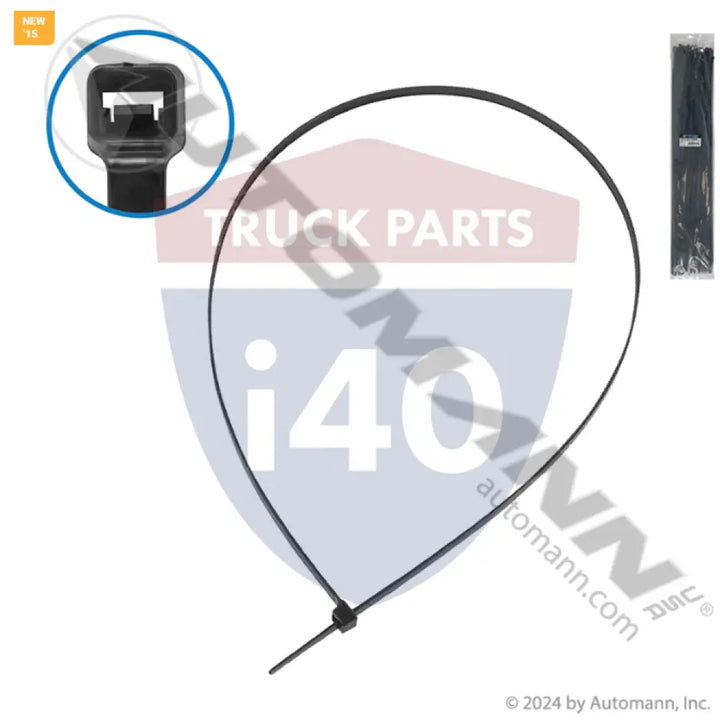 Automann 577.36175UV Nylon Zip Ties 36in Length Black - Nylon Ties