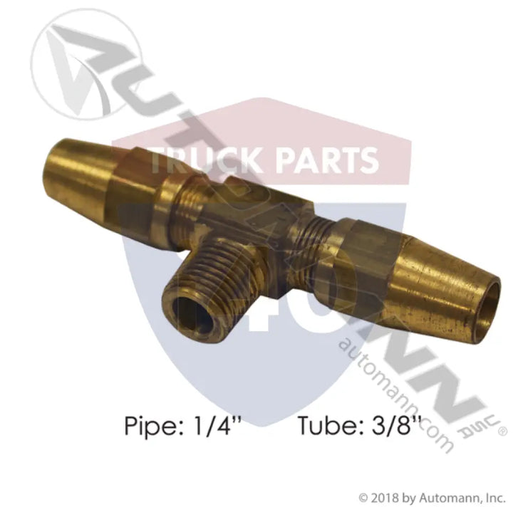 VS272AB64 Male Branch Tee Copper 3/8INx1/4NPT For Parker - Male Branch Tees