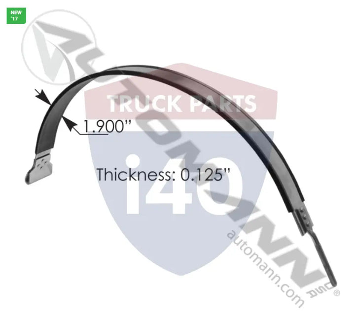 K841013008P Fuel Tank Strap For Kenworth - Fuel Tank Strap Kenworth