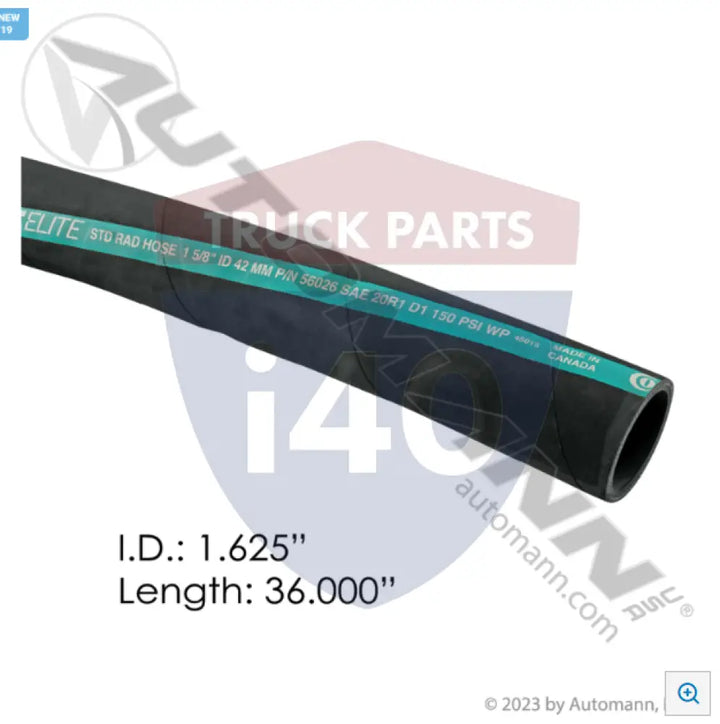 24226 Conti Coolant Stick Hose 1.625in 36in For Gates - 2 Ply