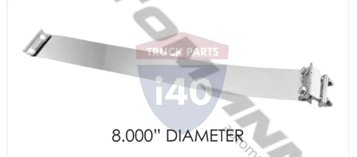 Torca 562.U3208SS-T Band Clamp Flat Torca 8in S.Steel - Band Clamp Flat Torca 8in S.Steel