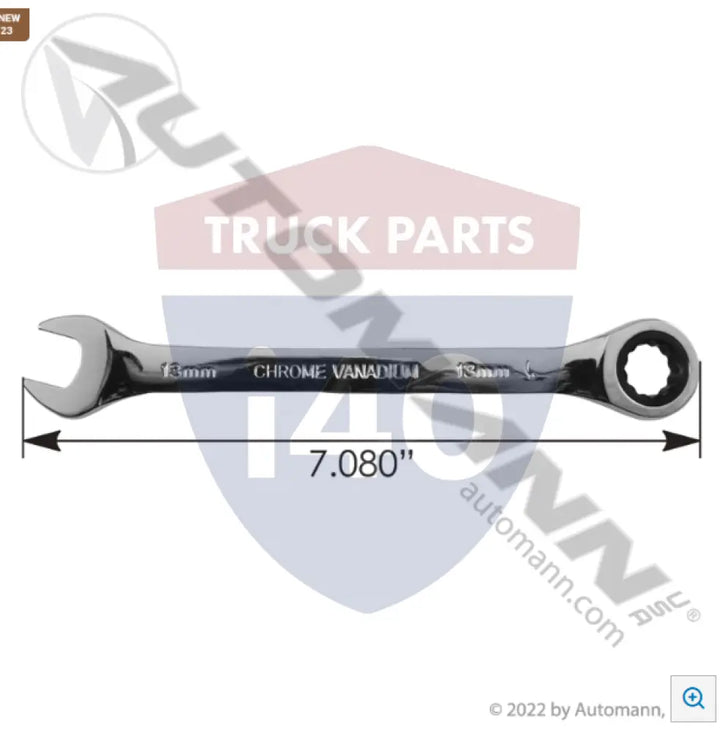 Automann 579.4213RM Ratcheting Combo Wrench 13mm - Sockets & Wrenches