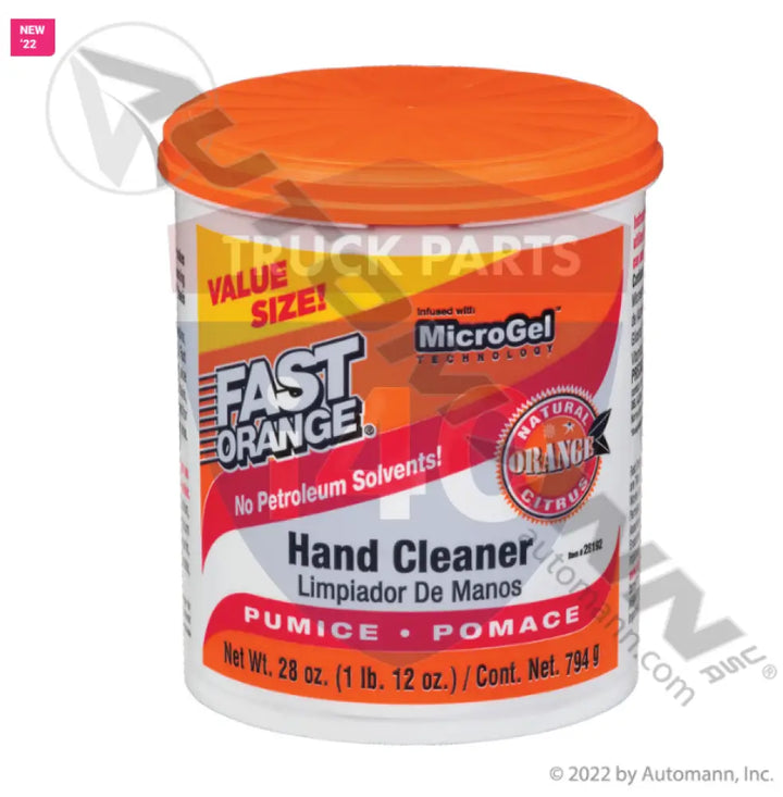 Permatex PRX28192 Fast OrangeCream Hand Cleaner 28oz - Hand Care