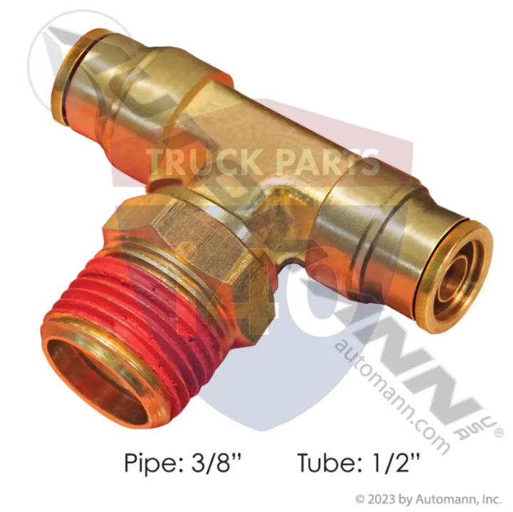 1872X8S Brass PLC Male Branch Tee 1/2 3/8in For Eaton - Male Branch Tees